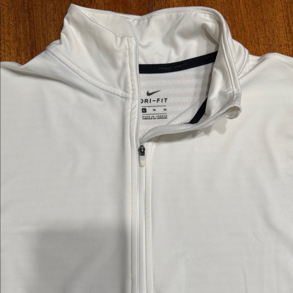 Nike White Dri-FIT Performance Top